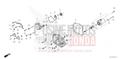 FRONT ENGINE COVER GL1800BDR de 2024